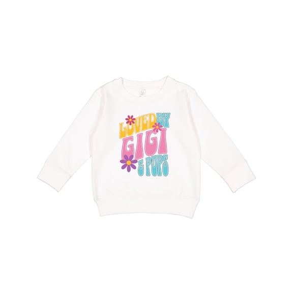 Inktastic Gigi and Pops Love Me Granddaughter Toddler Sweatshirt