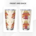 thumbnail image 3 of KLL Frog Sitting On Mushroom Print 40oz Stainless Steel Insulated Car Cup with Spillproof Lid - Keep Your Drink Hot or Cold on the Go-Without Straw, 3 of 8
