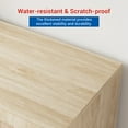 thumbnail image 5 of Goldensoil Rattan Storage Cabinet, 2-Tier Shelf Sideboard, Kitchen Sideboard Accent Cabinet, Beige, 5 of 8