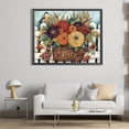 thumbnail image 1 of Cuadros Decorativos 5D bricolaje taladro redondo completo diamante pintura flor Kit hogar decoración arte artesanía Wdftyju embutido en tela, 1 of 1
