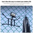 thumbnail image 2 of TELESIN Universal Fence Mount Aluminum Alloy Fence Bracket 300g Load Capacity with Phone Clip Sports, 2 of 8
