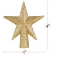 thumbnail image 3 of Ornativity Glitter Star Tree Topper Christmas Mini Gold Decorative Holiday Bethlehem Ornament .05lb, 3 of 5