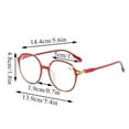 thumbnail image 3 of Big Frame Square Anti-blue Light Glasses Frame Oversized Eyewear Eyeglasses *, 3 of 13