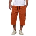 thumbnail image 2 of IAJDKMEK Men's Cargo Shorts with Pockets - Modern Hiking Shorts, Lightweight Running Shorts, and Stylish Casual Shorts for Summer Outings,Wine XL, 2 of 6