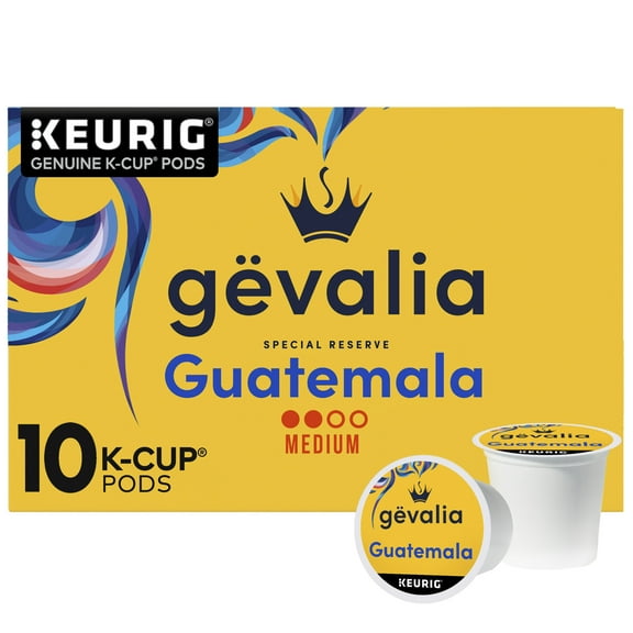 Gevalia Special Reserve Guatemala Single Origin Medium Roast K-Cup® Coffee Pods, 10 ct. Box
