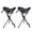 Black-mesh, variant on Portal Tall Folding Tripod Stool for Outdoor Camping Walking Hunting Hiking Fishing Travel, Support 225 lbs