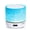 Blue, variant on Soundworx Mini Bluetooth Colorful Rechargeable Portable Speaker Supports TF Card with FM Radio and Mic White