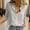 Beige, variant on Women Oversized Button Down Shirts Office Drop Shoulder Blouse Long Sleeve Boyfriend Dress Shirt Striped Shirt Notched V Neck Button Down Casual Blouse Tops Sky Blue S