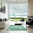 thumbnail image 7 of Ahgly Company Machine Washable Indoor Rectangle Abstract Magic Mint Green Area Rugs, 5' x 8', 7 of 7