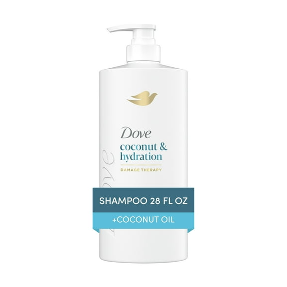 Dove Shampoo for Women Coconut & Hydration with Bio-Protein Care Technology and Coconut Oil, 28 oz