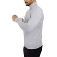 thumbnail image 3 of X RAY JEANS Mens Turtleneck Sweater Pullover, Light Heather Grey, XL, 3 of 10