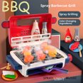 thumbnail image 2 of Bewildely Set de barbacoa sensorial para niños con parrillas realistas y alimentos que cambian de color para comidas mágicas, incluyendo Muebles de casa de muñecas rosa, 2 of 6