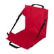 thumbnail image 1 of CojíN de Asiento Plegable Multifuncional para Acampar con Respaldo Estadio Al Aire Libre Hierba Silla de Playa CojíN de Descanso para Campamento, Rojo, 1 of 5