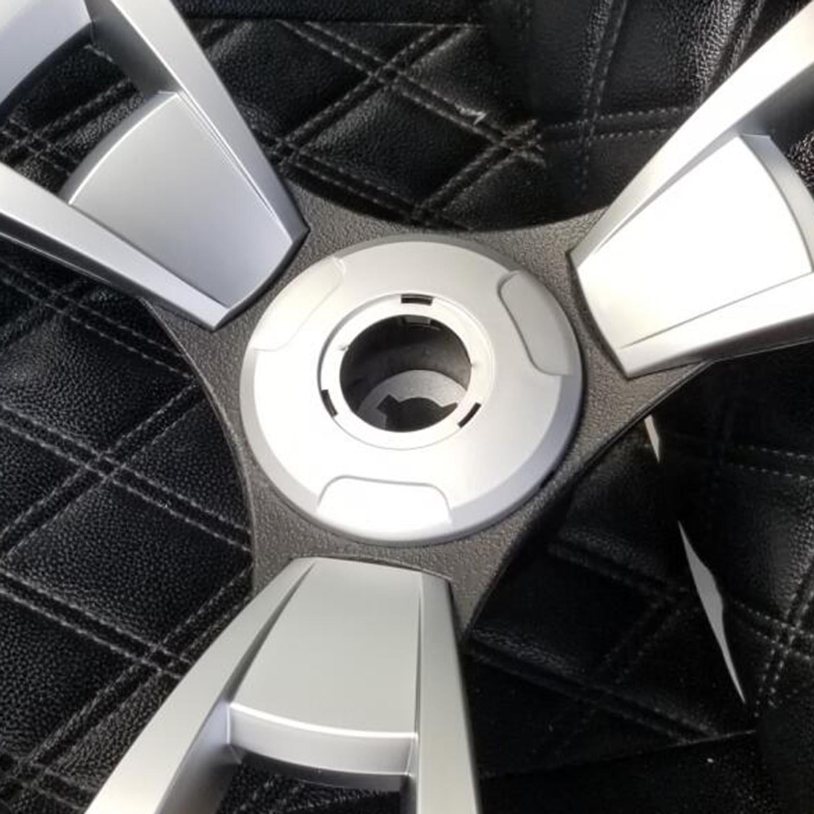 funtasica Universal 3-Spoke Marine Boat Aluminum Alloy Steering Wheel 350mm 3/4'' Steering Wheel for Marine canoe and kayak Boat Yacht Accessories