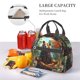 thumbnail image 5 of Disketp Maple Meditating Bear Lonchera Térmica para Mujer y Hombre, Bolsa de Almuerzo Reutilizable e Impermeable para Trabajo, Viajes y Picnic, 5 of 7