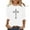 White womens plus size tops, variant on 3/4 Length Sleeve Womens Tops Crew Neck Easter Christian Faith Cross Graphic Shirt Plus Size Loose Dressy Casual Boho Vacation Blouses Red,L