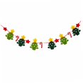 thumbnail image 4 of HONITANO Christmas Hanging Flag 300x6.1in Multi Colored Felt Fabric Xmas Garden Flag For Party Supplies 1Pack, 4 of 8
