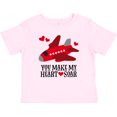 thumbnail image 3 of Inktastic Valentines Day Airplane Hearts Boys or Girls Baby T-Shirt, 3 of 5