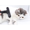 thumbnail image 4 of Pet Grooming Brush Double Row Dog Rake Dog Dematting Rake Massage for Hair Brush Dematting Bar with Teeth, 4 of 5