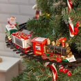 thumbnail image 2 of Battery Operate Railway Train with Sound&Light Railway Car Toys Christmas Train Tree Decoration Track  Electric Toys for Kids, 2 of 6