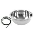 thumbnail image 3 of RV Round Sink, Large Capacity Single RV Sink Basin Rustproof 304 Stainless Steel  For  Yacht Kitchen For Hand Sundry Washing, 3 of 8