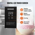 thumbnail image 4 of KFFKFF Commercial Snowflake Ice Machine, 276LBS/24H Snowflake Ice Maker, Stainless Steel Ice Shaver Machine, Electric Snow Cone Maker, Air Cooling System, 4 of 9