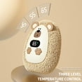 thumbnail image 6 of Cute Animal Rechargeable Plush Hand Warmers 3 Temperature(45℃, 55℃, 65℃), Winter Warmth Essentials Gifts, Christmas Stocking Stuffers Valentines Day Anniversary Easter Holiday Gifts for Women Men, 6 of 8