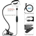 thumbnail image 2 of Genreen Desk Clip on Lamp for Reading Home Office, 10 Dimmable Brightness 3 Modes,Clip on desks lamps ,clip light, Clamp Light for Bed Headboard, Craft, 2 of 6