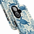 thumbnail image 4 of Ocean Explorer Phone Case | Sea Turtle, Crab & Surf Beach Design in Blue Tones | Compatible with iPhone 16 15 14 13 12 11 Pro Max, 4 of 6