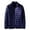Blue, variant on Toimothcn Men's Winter Snow Jackets Winter Fashion Casual Solid Color Puffer Jackets Zipper Up Stand Collar Pocket Hooded Lightweight Warm Loose Fit Padded Jackets Comfy Men's Outfoor Clothes