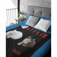 thumbnail image 4 of Catflix Fleece Photo Blanket (Black), 4 of 4