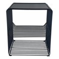 thumbnail image 2 of Pemberley Row Metal Black Side Table Rectangular 20" x 18" x 16", 2 of 4