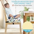 thumbnail image 4 of Dznils Toddler Booster Seat for Dining Table, with Safety Buckles, Non-Slip Bottom, White Airplane, 4 of 13