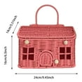 thumbnail image 2 of Huluwajiuyeye 9x6x5.5 Inch Shaped PP Picnic With Lid & Handle Button Closure Wicker Suitcase For Organizing Storage Woven Storage For And Home Style With Durable Handles And Versatile, 2 of 6