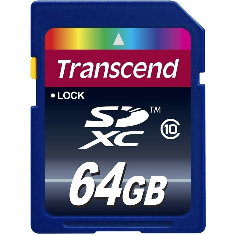 Transcend Pack 64GB UHS-1 SDXC V30 Memory Card, Compatible with