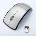 thumbnail image 4 of braveheart Wireless Folding Mouse Replacement Portable Mice External Portable Home Electronic Cordless Laptop Desktop Accessory Silver, 4 of 9