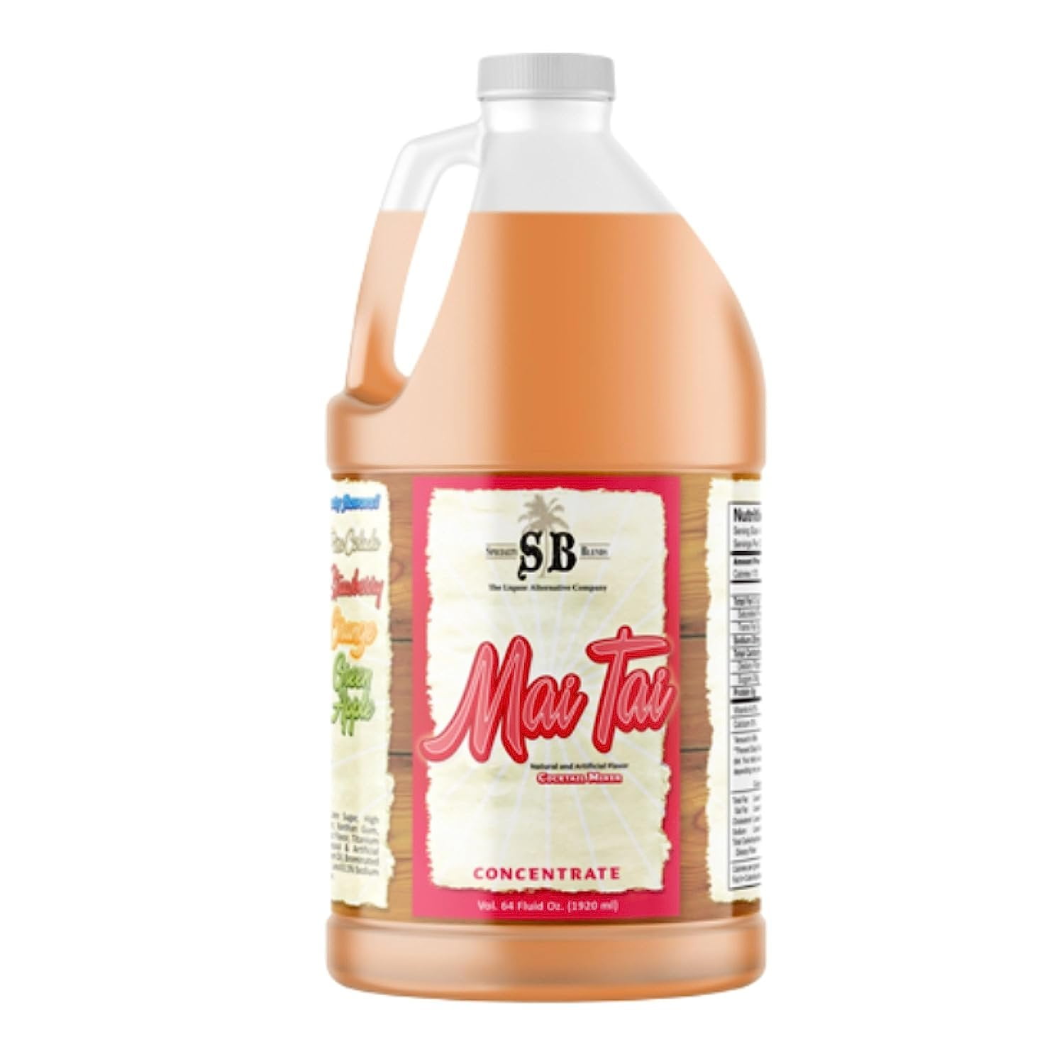 Specialty Blends Mai Tai Flavored Syrup Cocktail Mixer Concentrate, Made with Organic Mai Tai
