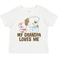 thumbnail image 3 of Inktastic My Grandpa Loves Me Girls Girls Toddler T-Shirt, 3 of 5