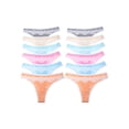 thumbnail image 5 of Angelina Cotton Thong Panties with Stripe Print Design (12-Pack), 5 of 6