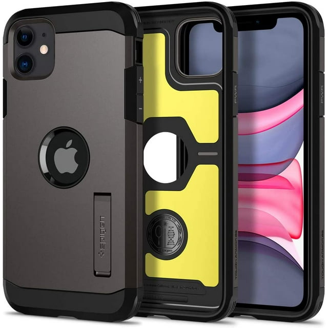 AmPm Tough Armor Works with Apple iPhone 11 Case (2019) - XP Gunmetal