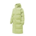 thumbnail image 5 of YLSDY Men's Winter Puffer Jacket Warm Thick Long Down Coat Hooded Overcoat Yellow S, 5 of 9