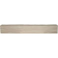 thumbnail image 4 of 4"W x 6"H x 10'L 2-Sided (L-beam) Riverwood Endurathane Faux Wood Ceiling Beam, Whitewash, 4 of 17