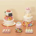 thumbnail image 3 of Wosthever Elevadores de Buffet versátiles para brunch y postre, accesorios para soporte de pasteles, soporte de exhibición de , elevadores de Kits de decoración para fiestas Con funda 6+8+10 pulgadas, 3 of 6