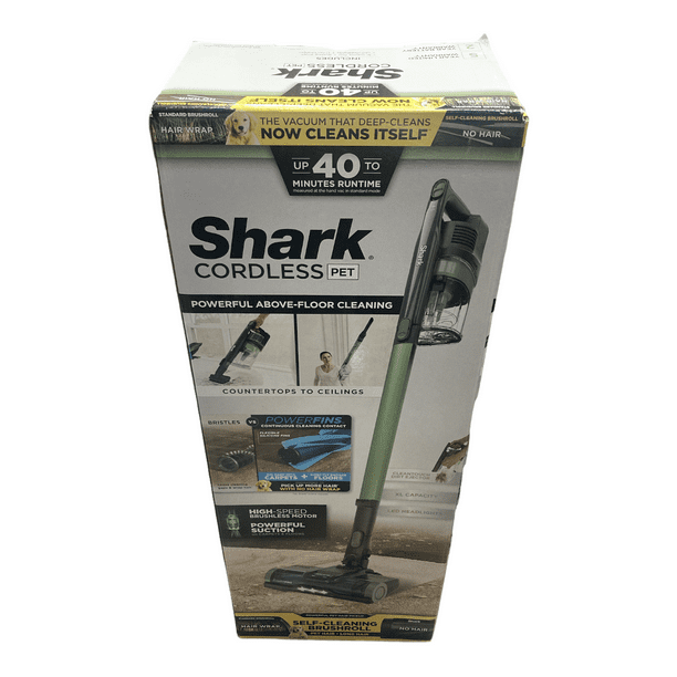 Shark Cordless PET Stick Vacuum w/ PowerFins UZ155 Green/Gray