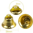 thumbnail image 2 of , Mini Gold Liberty Jingle Bells for Craft Making Wind Chimes and Favor Decorating (60 Pack, 26 mm/1 inch), 2 of 5