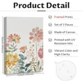 thumbnail image 2 of Watercolor Wildflower Wall Art Decor Colorful Flower Pictures Canvas Floral Botanical Wall Art Vintage Prints Poster Floral Painting Artwork for Living Room Bedroom Unframed(only canvas), 2 of 6