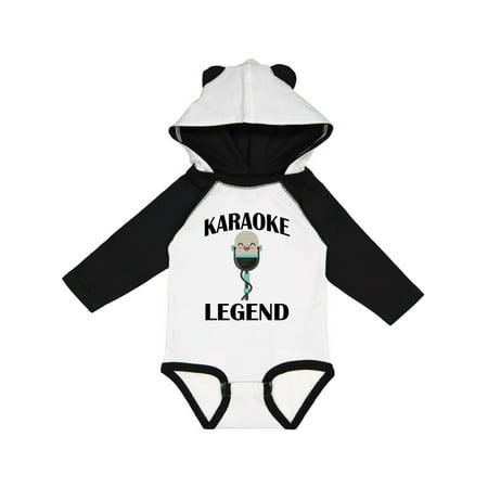 

Inktastic Karaoke Legend Music Gift Gift Baby Boy or Baby Girl Long Sleeve Bodysuit
