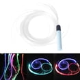 thumbnail image 4 of Látigos de baile superbrillantes Luces de colores brillantes Modo de efecto Látigos espaciales para negro y azul, 4 of 6