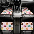 thumbnail image 7 of Naloa Donut Car Foot Mat Set of 4 Pieces - Universal Floor Liner Neoprene Full Set Floor Mats for Cars Trucks SUV, 7 of 7