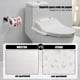 thumbnail image 4 of 5 Piezas Juego de Accesorios de Baño, Toallero Baño 60cm + Portarrollos para Papel + Toallero Barra + 2 Gancho,304 Acero Inoxidable, 4 of 6